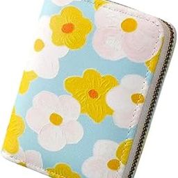 Beautiful Floral Design 9 Slot Credit Debit ID Card Holder Wallet for Women & Girls | Card Holder for Women, Girls | Card Slots Wallets-picture-13