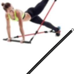 UJEAVETTE Resistance Band Bar Portable Workout Bar for Home Gym Weightlifting Training-image-27
