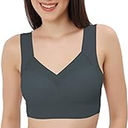 ICY Silk Seamless Pushup Sporta Bra, Padded, Full Coverage, Yoga Bralette Tank Top for Workout & Gym-image-45