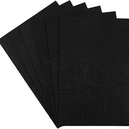 Asian Hobby Crafts A4 Felt Sheet, Used for Scrapbooking, DIY Craft Projects for Kids, Decoration|Color-Black|Pack of 10 (Size : 30x21 cm, 2mm Thickness)-image-85