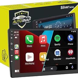 AUTO SNAP 9 Inch HD Car Stereo Double Din Stereo Player 14 Android Version Gorilla Glass IPS Display Touch Screen 4GB RAM / 64 GB ROM Wireless Car Play/Android Auto T5 Zero Lagging-picture-21