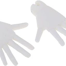 ATORSE 1/4 Resin Flexible 15 Jointed Hands for BJD Dolls Accessories White Skin-13