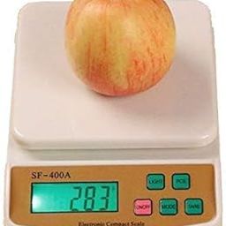 Boricha Enterprise Electronic Kitchen Digital Weighing Scale with Tare Function (10 Kg-SF 400A) - White-5