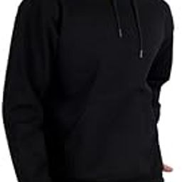 Drop-Shoulder Pullover Hoodie for Men | 430 GSM Cotton Brushed Loopknit | 88% Cotton 12% Polyester | Non-Zipper Heavyweight Hooded Sweatshirt-image-1