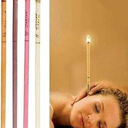ACUWORLD Acupressure Ear Candles With Ingredients For Ear Treatment, Wax Cleaner Removal Ear Candling Ear Care Candling Cone Candle Relaxation (Pack Of 5 (10 Candle)-image-40