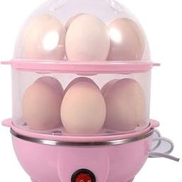 Multi-Function Electric Egg Boiler Cooker &Steamer, Double Layer Egg Boiler Electric Egg Poacher for Steaming, Cooking, Boiling and Frying (2 LAYER).(pack of 1 multi color)-25