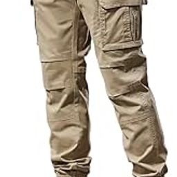 Men's Cotton Cargo Pants Multi-Pocket,Comfortable Work Pants, Durable Trousers & Everyday Wear-CP-050-image-38