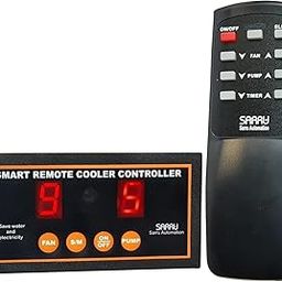 CC61 Air Cooler Remote Controller for 10 Steps Fan Motor Speed Regulation Maximum 300W, 6 Steps Water Pump Motor Settings, Sleep Mode, System ON/OFF Timer and Dual Display..-image-53