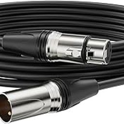 SeCro Premier Series (3 Pin) Microphone Cable - XLR Male to Female - 100% Pure Oxygen-Free Copper Wire - Premium Professional Grade (5 Meter)-image-72