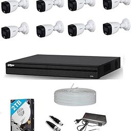 DAHUA 2MP Color Night Vision HD CCTV Security Camera Combo Set with (8 CH DVR, 2MP Outdoor Bullet 8Pcs,2TB Hard Drive, 8 CH SMPS, CCTV 3+1 Cable Roll-1Nos,Connectors)-28