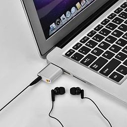 USB Mic Adapter, Durable 7.1 Channel 3D Stereo Portable External Audio Card, Plug and Play for Windows(Silver)-image-91
