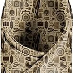 Time Traveller Printed Pocket Square for Men-image-30