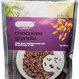 Express Foods Chocolate Granola Breakfast Cereal, 1kg-image-19