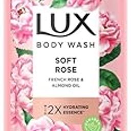 Lux Body Wash Soft Skin French Rose & Almond Oil Super Saver XL Pump Bottle with Long Lasting Fragrance, Glycerine, Paraben Free, Extra Foam, 750 ml-24