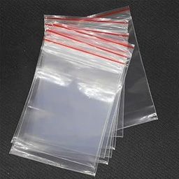 Re-Usable Transparent Zip Lock Storage Zipper Pouch Bags for Freezer, Refrigerator Food, Fruits, Seeds, jewellery, Coins size 5" x 7" pack of (100)-13