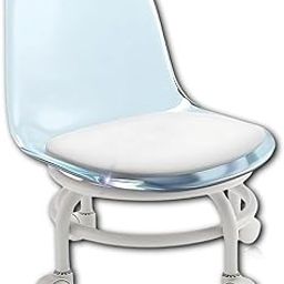 Lapras 𝟏𝟓 𝐘𝐄𝐀𝐑𝐒 𝐖𝐀𝐑𝐑𝐀𝐍𝐓𝐘 360° Rotating Kids Chair with Wheels, Ergonomic & Comfortable PU Leather Mini Stool for Kids’ Activities, Study, and Play, Compact Design-image-20