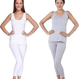 Women’s Cotton Quilted Thermal Sleeveless Slim Fit Vest Ladies Thermal Top Body Warmer (Pack of 2)-image-16
