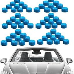 S R SHINE 210 Pcs Glass Cleaner and Washer Strong Cleaning Concentrate Car mirror Cleaner Effervescent Tablet (Glass Cleaning Tablets) (210)-image-6