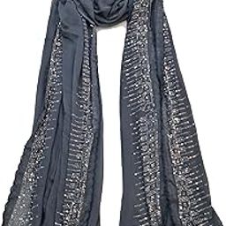 Zen Women's Chiffon Stone Work Dupatta (2.25 meters)-image-2