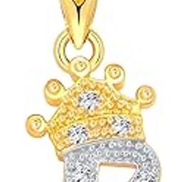 Vighnaharta Alphabet Crown "R" Latter Mangalsutra Chain alloy (CZ) Studded Gold Plated Mangalsutra,Tanmaniya,Latter mangalsutra,Alphabet mangalsutra,initial mangalsutra for Women - [VF1559MSPG]-16