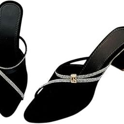 RJ FOOTWEARStyle Fancy Trending and Comfort Block Heel Sandal Mule Bellies Sandal for Womens and Girls-17