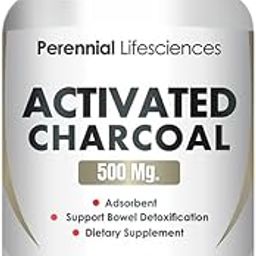 Perennial Lifesciences Activated Charcoal - 500Mg (60 Tablets)-image-21