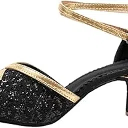chuongkaiye Dance sandal for women adult soft bottom mid-heel dance sandal-picture-23