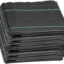 MAHIRA Weed Mat Premium 2 Meter x 25 Meter 90 GSM Black Garden Weed Fabric Heavy-Duty Weed Block Gardening Mat, Agriculture, Easy Setup & Super Weed Control, Eco-Friendly Weed Control Mate Gardening-8