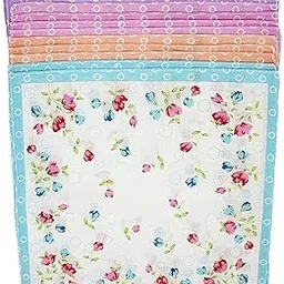 aenon fashion is my passion Handkerchiefs For Women/Girls Hankies |Multicolored Floral Print Cutwork Soft Cotton Hankies for Woman,Girls & Wicking Sweat from Hands,Face,-picture-26