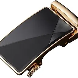 enakshi (label) Mens Ratchet Belt Buckle Fashion Slide Buckle for Jeans Business Formal Wear Gold|Clothing Shoes & Accessories | Mens Accessories | Belt Buckles-picture-26