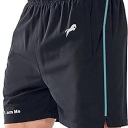 JUST RIDER Sports Training Running Dry Fit Solid Shorts for Men | Two Zipper Pocket | Towel Hanging Loop on Back | Quick Dry Technology-25
