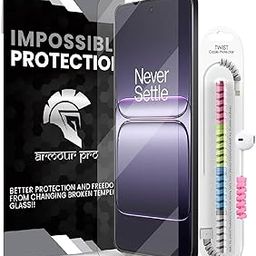 ArmourPro Premium HD+ Tempered Glass for OnePlus Nord CE 5 5G (6.7 Inch) with Cable Protector and Installation Kit | Edge to Edge Coverage | Black-image-7