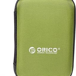 ORICO Ethylene Vinyl Acetate External Hard Drive Protection Bag for 6.35 cm (2.5 inch) Hard Drive Portable Dual Layer HDD Protector Case (Green)-image-7