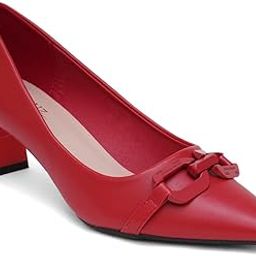 Women Girls Latest Fashion Pointed Toe Pumps Shoe Ballerina Heeled Pumps Shoe-image-27