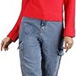 Women's Cable-Knit Turtleneck Sweater – Elegant Winter Pullover, Slim Fit with Solid Design-image-67