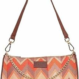 Baguette Bag | Crossbody Bags for Women | Women's Handbags | Stylish Sling Bag for Woman | Vegan Leather Evening Bag | Travel & Office Use | Purse and Wallet | Tidal Wave Print-image-17