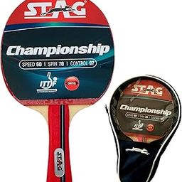 STAG Championship ITTF Approved Rubber Intermediate Table Tennis Racquet (Multicolour , 172 grams )-picture-19