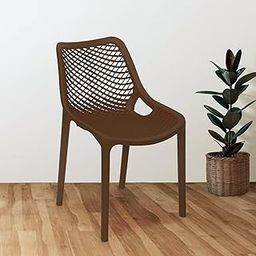 Nilkamal Vento Plastic Chair |for Living Room, Bed Room, Kitchen, Office Room, Outdoor| 100% Polypropylene Stackable Chair (Beige)-image-54