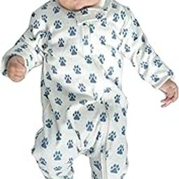 Cotton Classic Printed Jumpsuit for Baby Girls | Light White-1 | 3-6 Months | KIDS13757-image-16