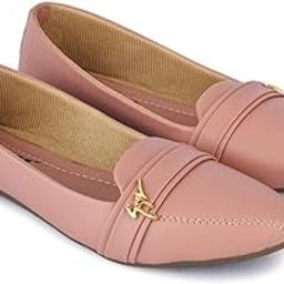Women's Loafers – Elegant Slip-On Flat Shoes with Metal Detail | Comfortable & Stylish Footwear for Casual and Office Wear-image-59