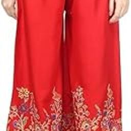 Women's Rayon Florel Printed Palazzo (Waist Size-28inch-44inch I Length-39inch)-image-26