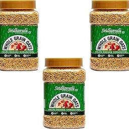 SIRIDHANYALU Natural Whole Grain Oats | High Fibre, Gluten Free, No Preservatives, Vegan (Pack of 3, Net Quantity:- 900Gm Each, Gwt.3Kg)-image-51