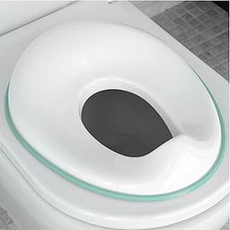 AEREX Portable Baby Potty Toilet Seat Ideal for 0 to 5 Year Baby Potty Training Seat for Boys and Girls Potty Fits Round & Oval Toilets, Toddler Oval Western Toilets (Multi-Color)-image-37