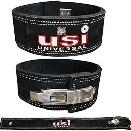USI UNIVERSAL Weight Lifting Belt, 790LEV Lever Buckle Leather Power Lifting Belt (Medium Size, Pack of 1, Black) For Men & Women Weightlifting Competition Workout Training Weight Lifting Belts-picture-11
