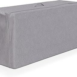 Milliard Polyester Carry Case for Tri-Fold Mattress, Fits up to 6 inch Queen (58 inches x 26 inches x 18 inches), Grey-11