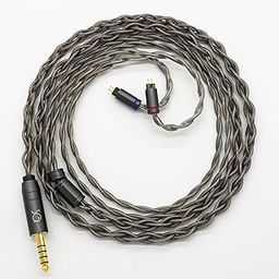 SoundsGood Cassiterite 4 Core Handmade Replacement Cable Silver Plated High Purity Copper Oxygen Free Copper OFC Earphone Upgrade Cable Replacement Cable (2Pin-4.4mm)-image-89