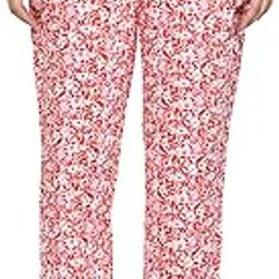 van heusen Rayon Women Allover Print Lounge Pajama Set - 100% Modal - Functional Pocket, Ultra Soft, Drawstring Waist_55306_Orange Floral_M, Medium-picture-30