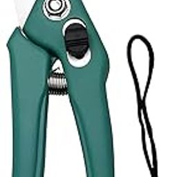 DRURI Plant Cutter for Garde- Gardening Tools Pruning Cutter for Plants, Steel Hand Pruner Garden Scissors, Wood Branch Trimmer, Garden Tools Plant Shears (Multicolor) (Grass Cutter)-image-96