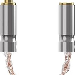 GEEKRIA 2.5mm Balanced Male to 3.5mm Balanced Female Headphones Adapter, Copper and Silverplated Upgrade Cable Conversion Audio Dongle Cable (0.47ft)-image-97