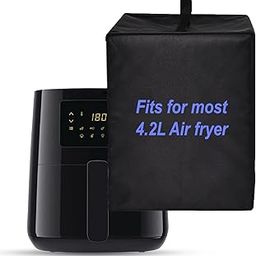 Air Fryer Dust and Waterproof Air Fryer Cover for Major Air Fryers 4.5 Liter, Heavy Duty Heat-Resistant, Nylon Fabric - Black(40W * 30D * 30H cm) (PLZ CHK THE SIZE BEFORE ORDER)-picture-12